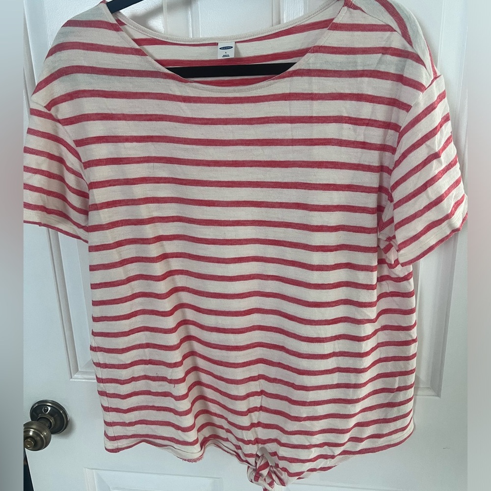 Old Navy Tie Front Top